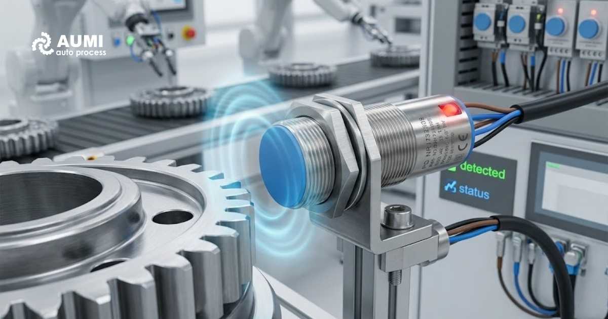 Cảm biến điện cảm trong nhà máy