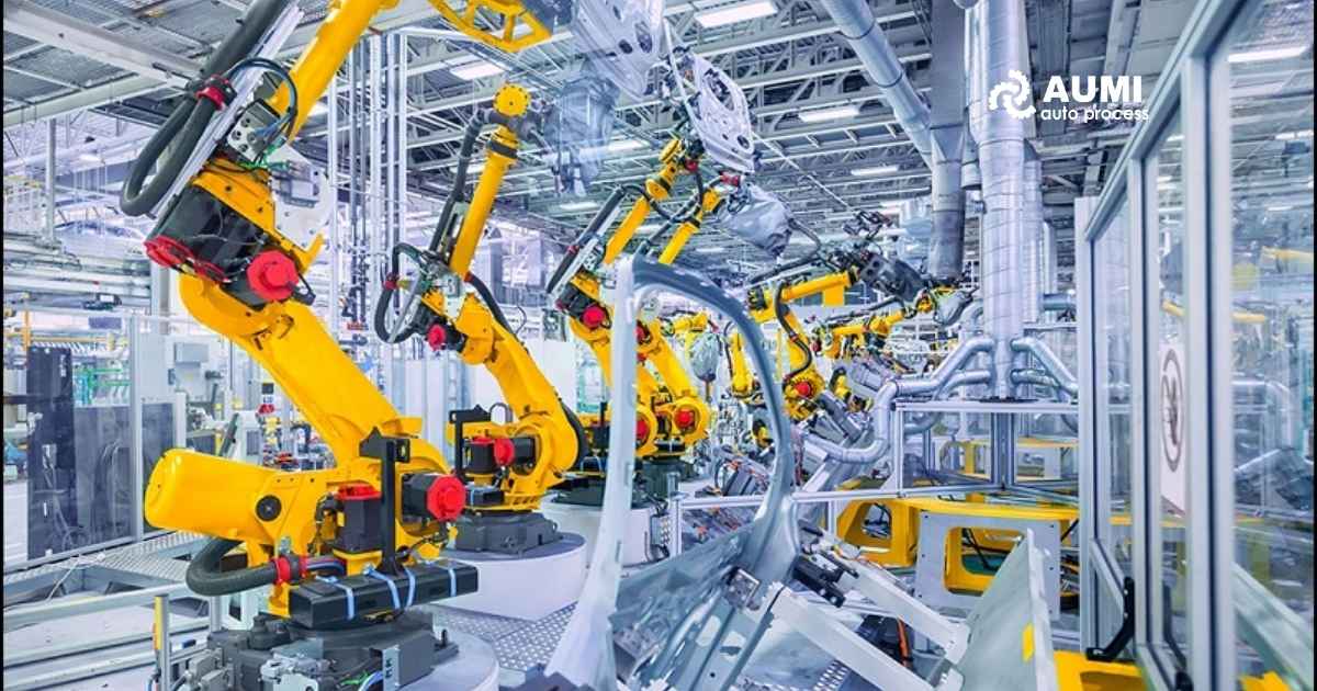 Cobot trong nhà máy