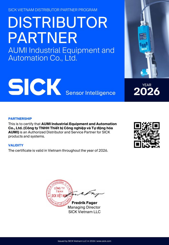 chung chi uy quyen aumi la nha phan phoi chinh hang cua sick tai viet nam