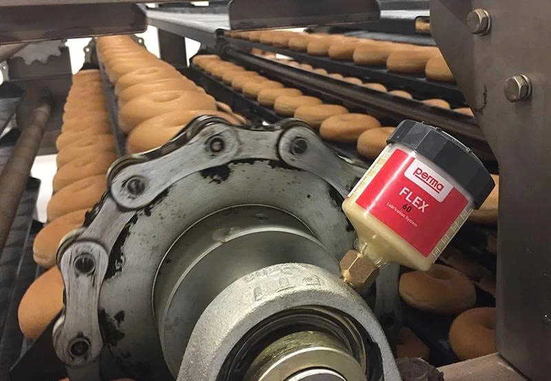 Bôi trơn một điểm FLEX perma trong công ngành công nghiệp F&B