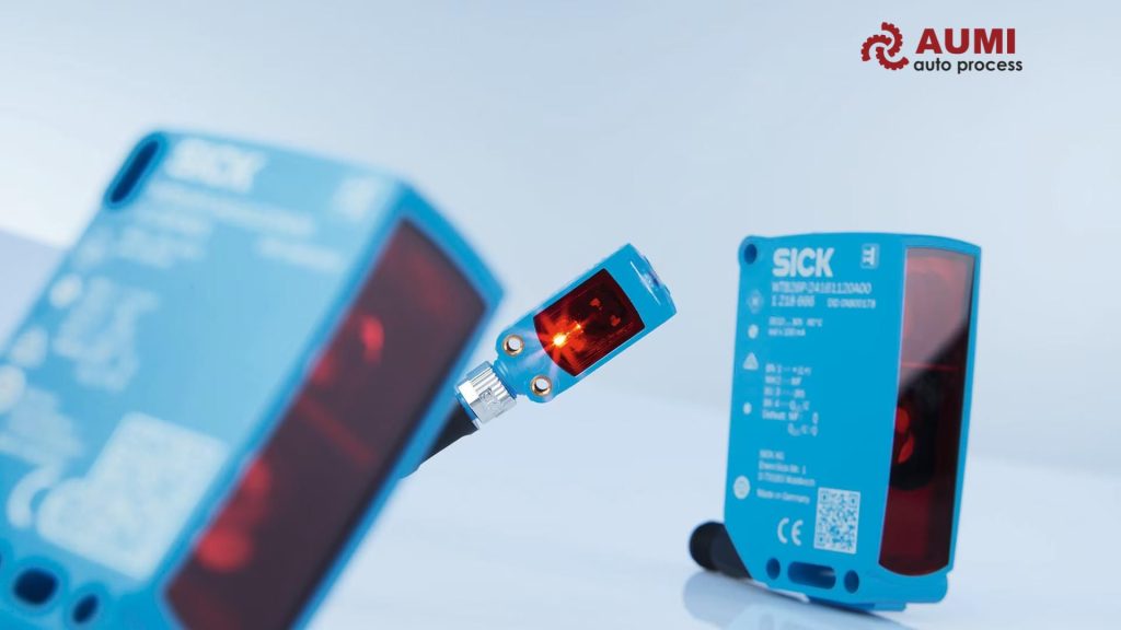 cam bien quang dien sick lap tren day chuyen cong nghiep