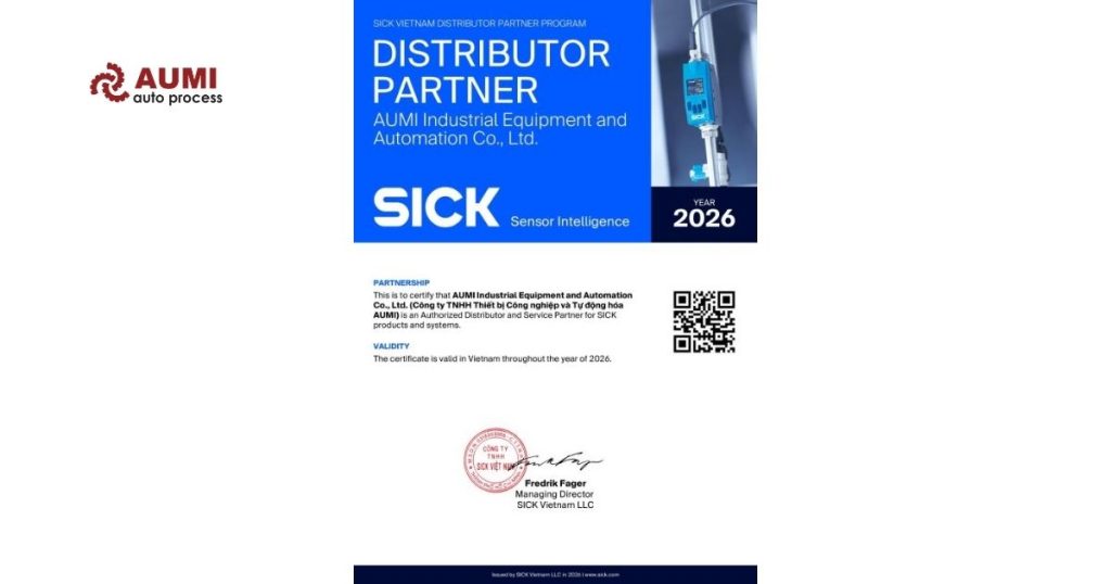 Giấy những nhận ủy quyền SICK của AUMI