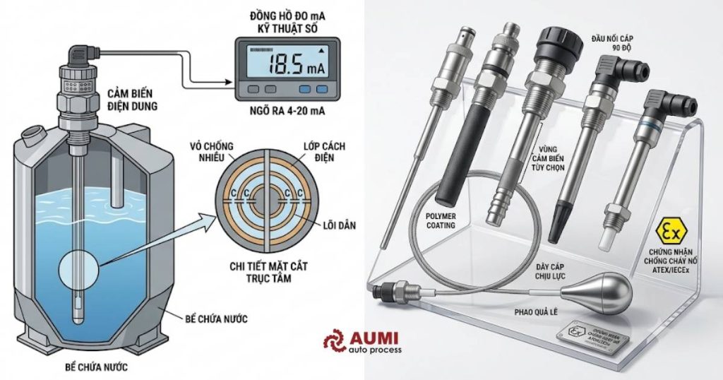 Đo mức nước bằng cảm biến